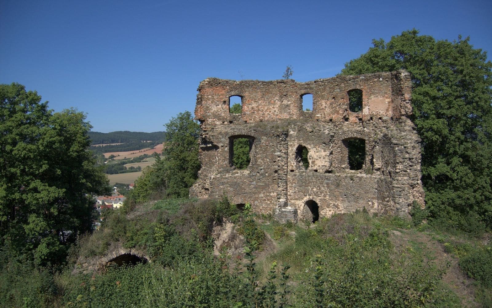 Zřícenina Cimburk u Městečka Trnávky
